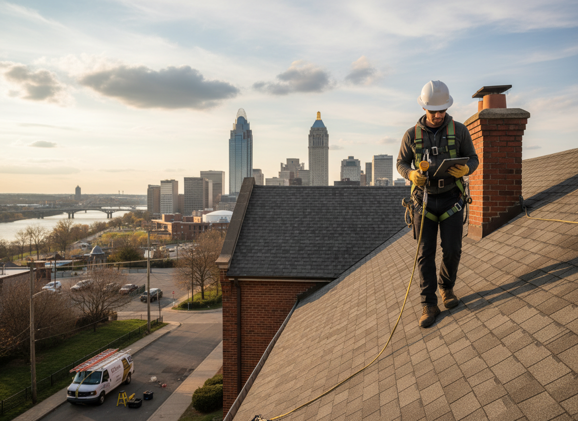 Roofing contractor in Evanston